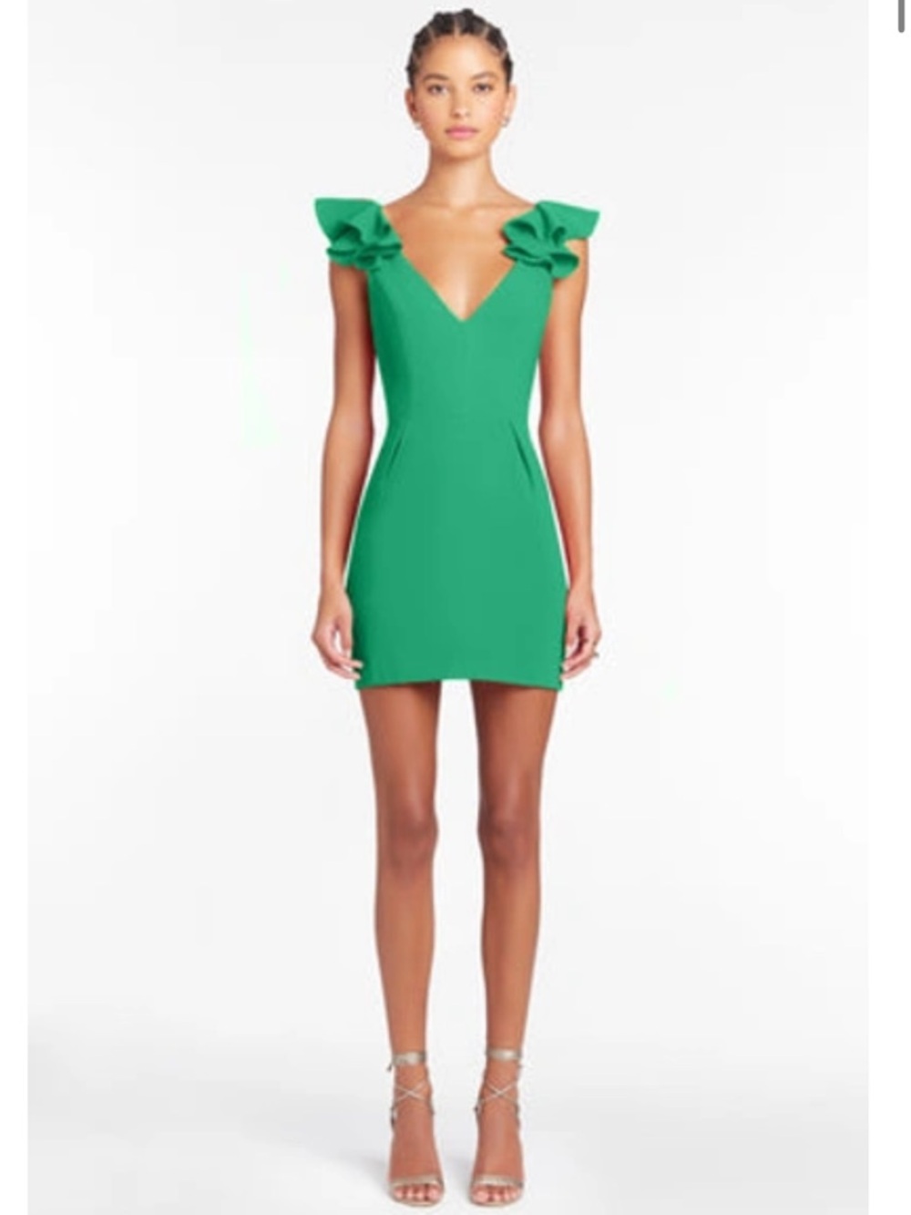Amanda Uprichard Gimlet Dress In Dark Green •Sz XS • NWT $194